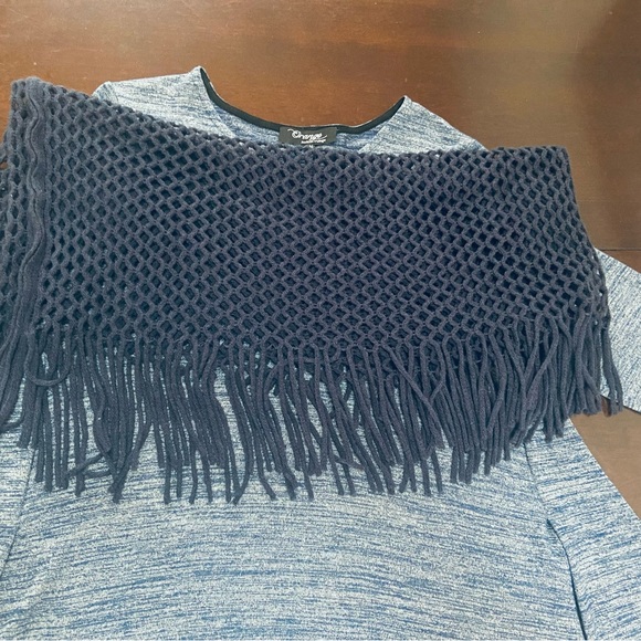 Casual swing dress with scarf - Picture 4 of 8